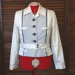 Blue and White Jacket